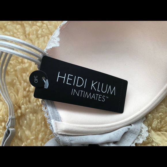 NWT HEIDI KLUM Intimate Bra 34D Ash/Rose Underlay - Picture 5 of 5